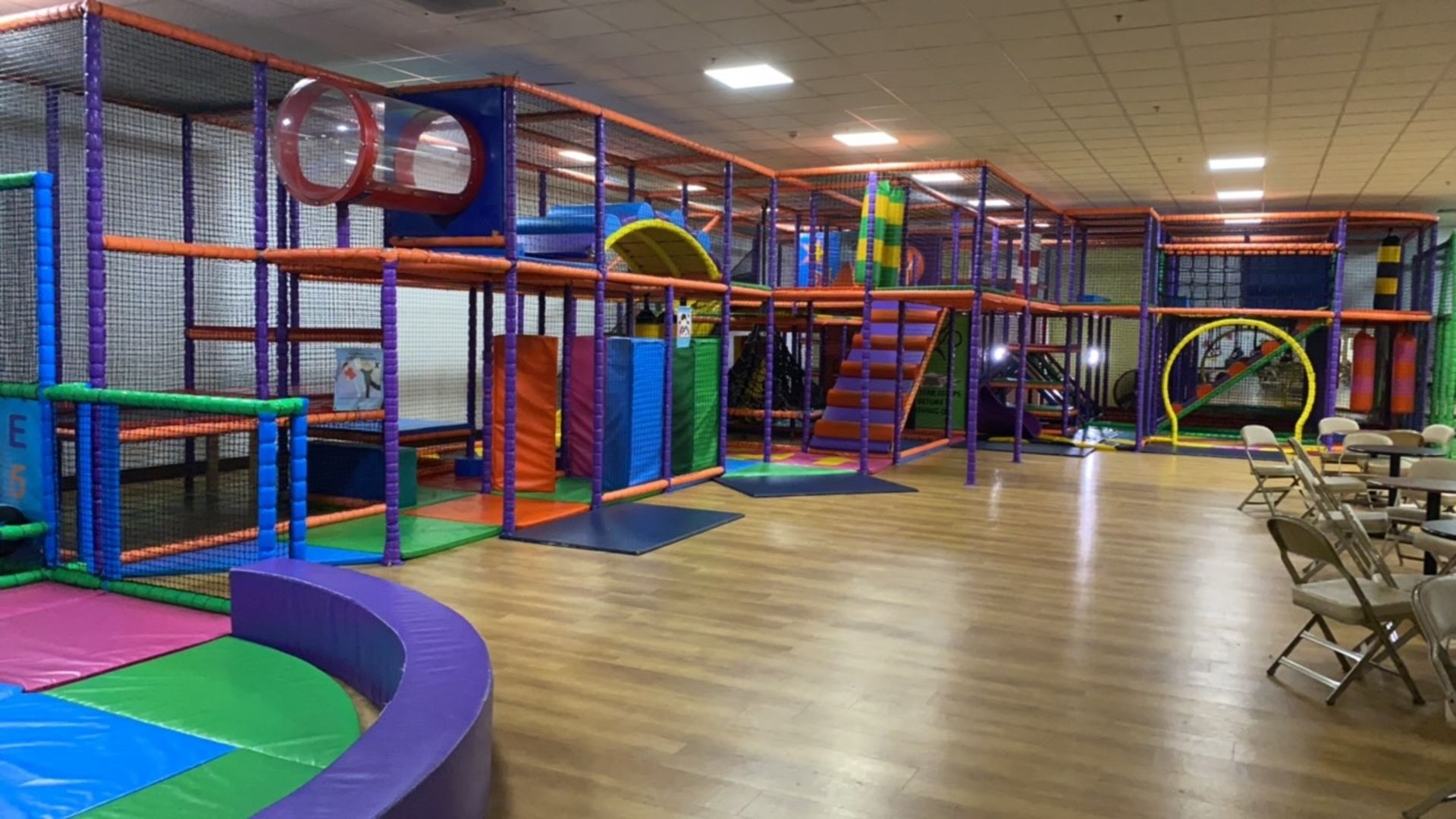 Large multi floor soft play area