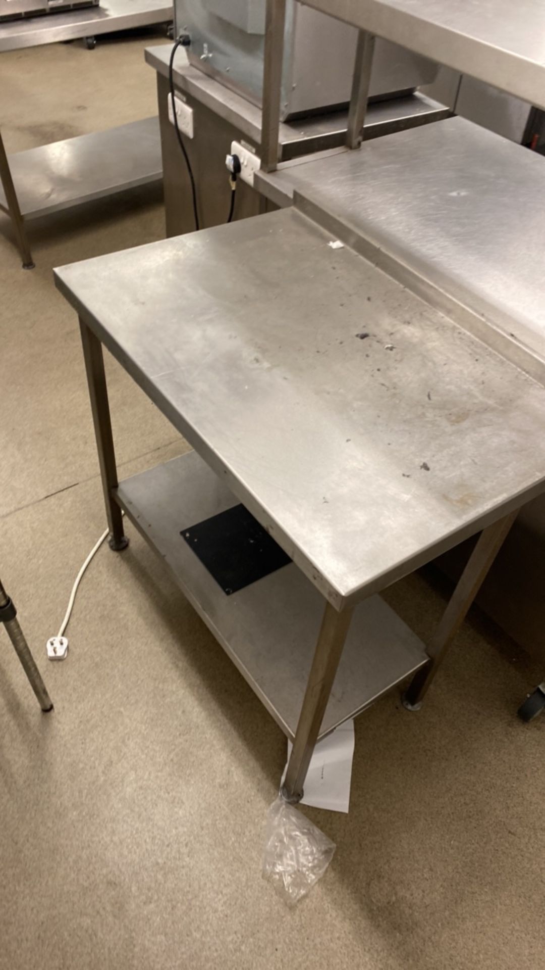 Stainless steel prep table - Image 2 of 3