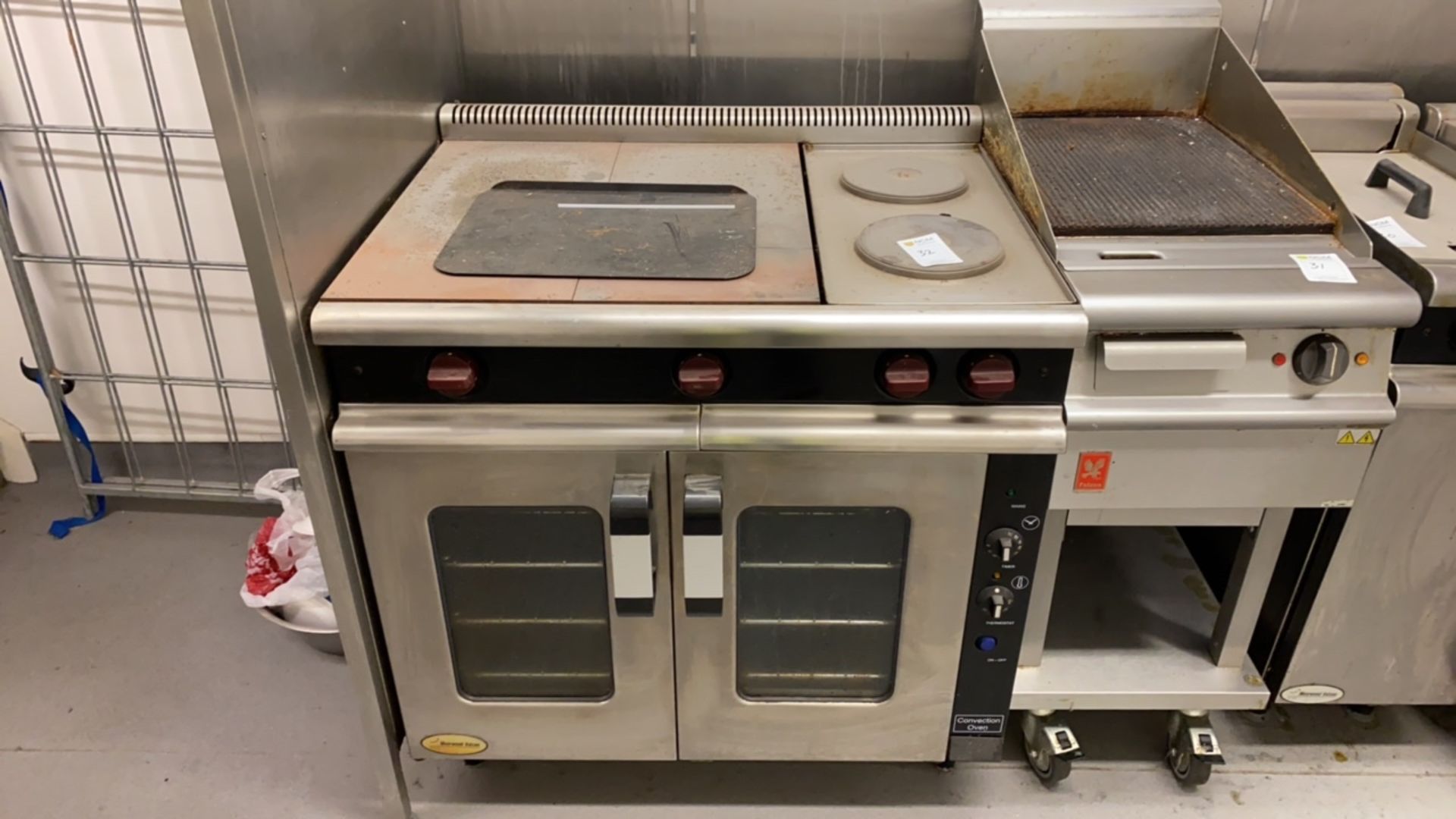 Moorwood Vulcan oven with hot plate