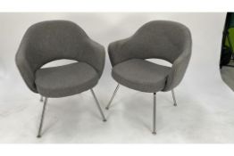 Grey Fabric Commercial Grade Chair
