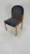 Wooden Framed Fabric Chair