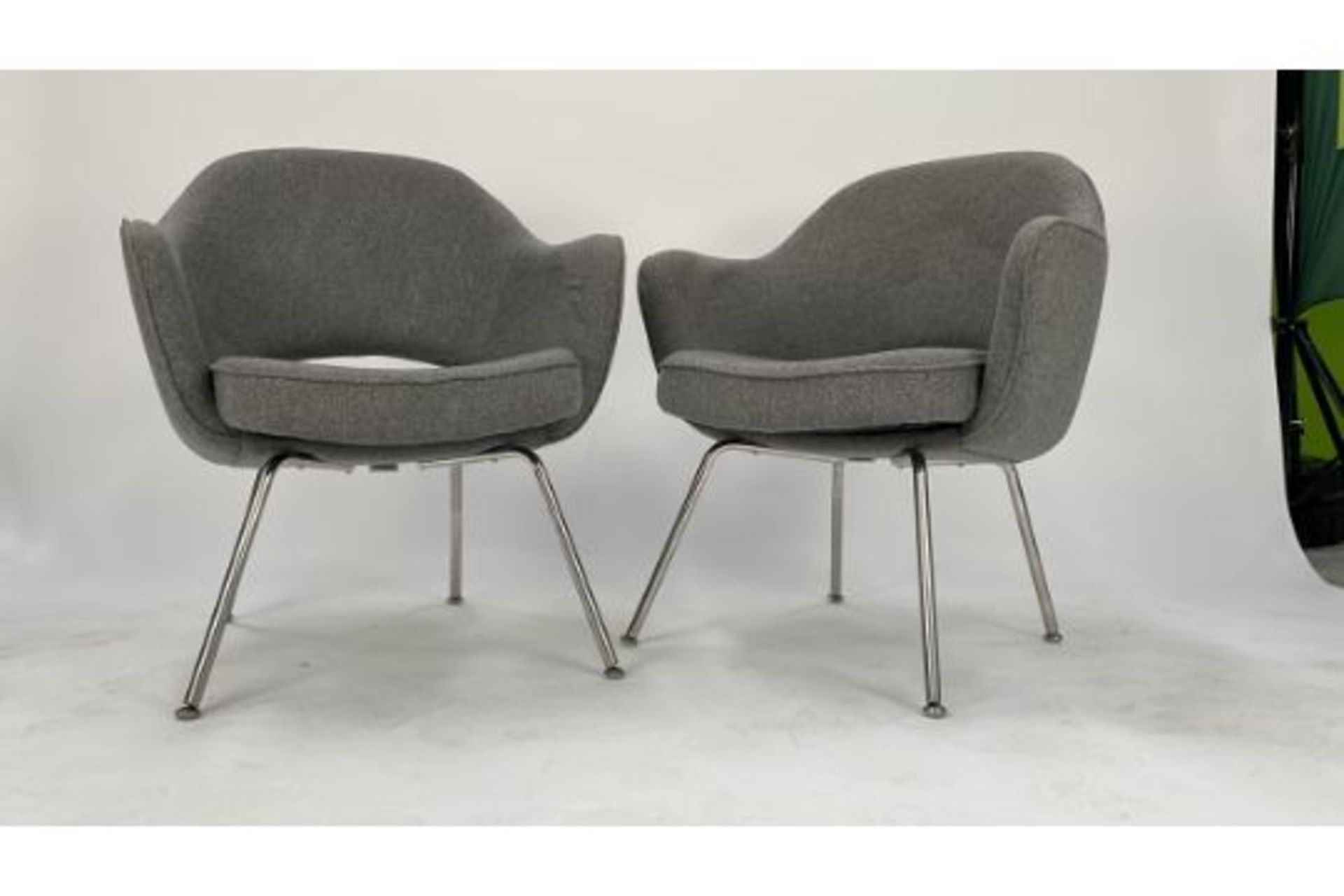 Grey Fabric Commercial Grade Chair - Image 2 of 2