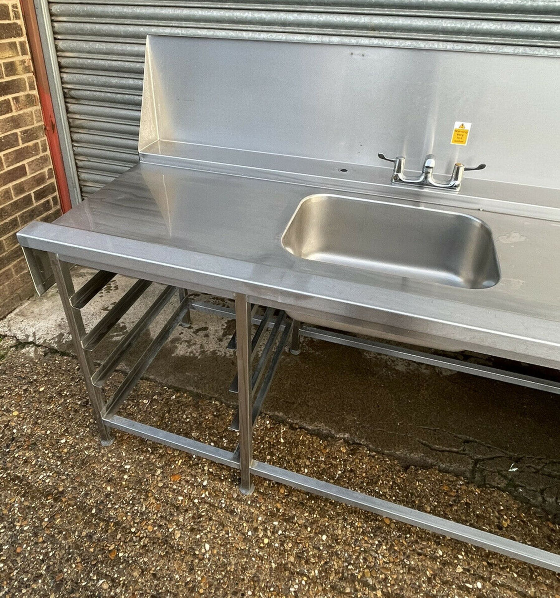 Righthand Dishwasher Entry Sink With Tray Racks - Image 2 of 6