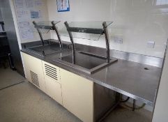 Hot plate and chiller unit