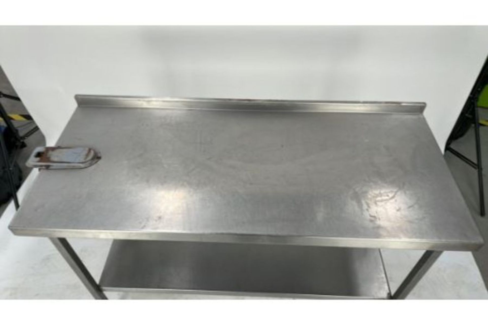 Large Stainless Steel Prep Station. - Image 2 of 3