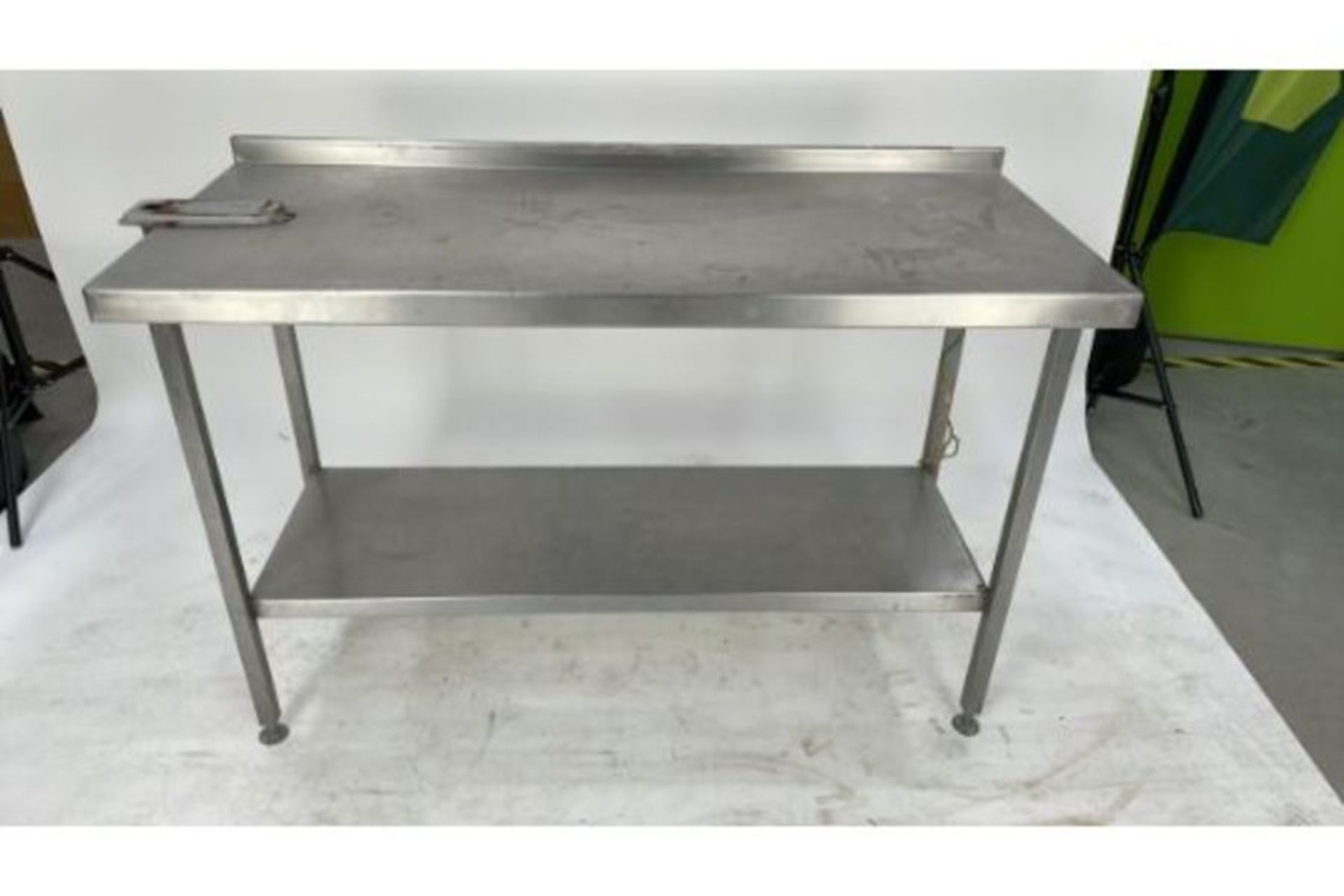 Large Stainless Steel Prep Station.