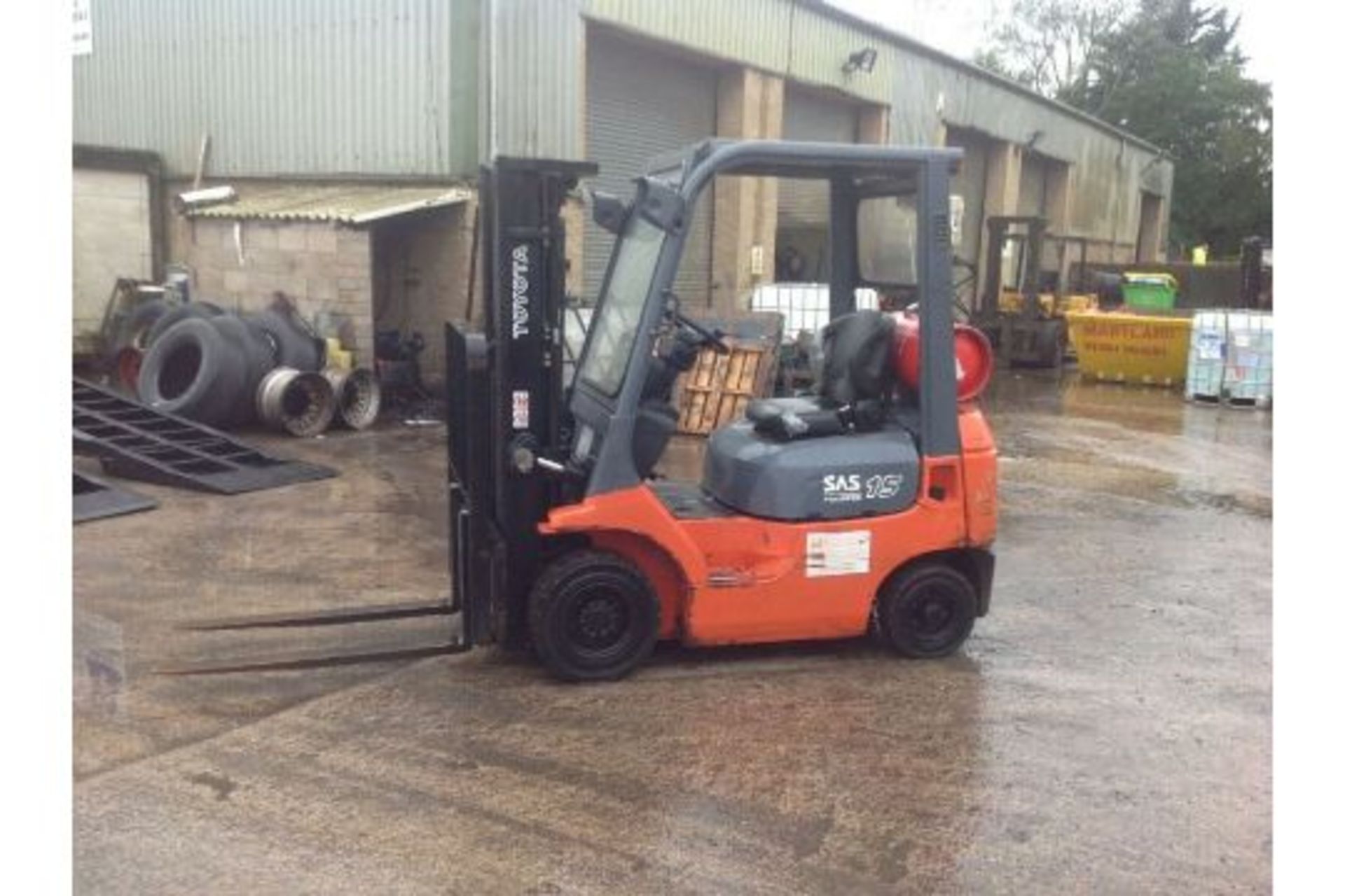 Toyota 1.5 ton gas forklift