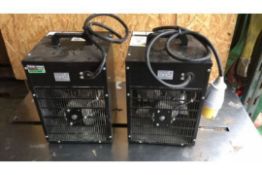 Elite 2.8kw heaters EHFH110 110v IPX4, (A850304, A850546)