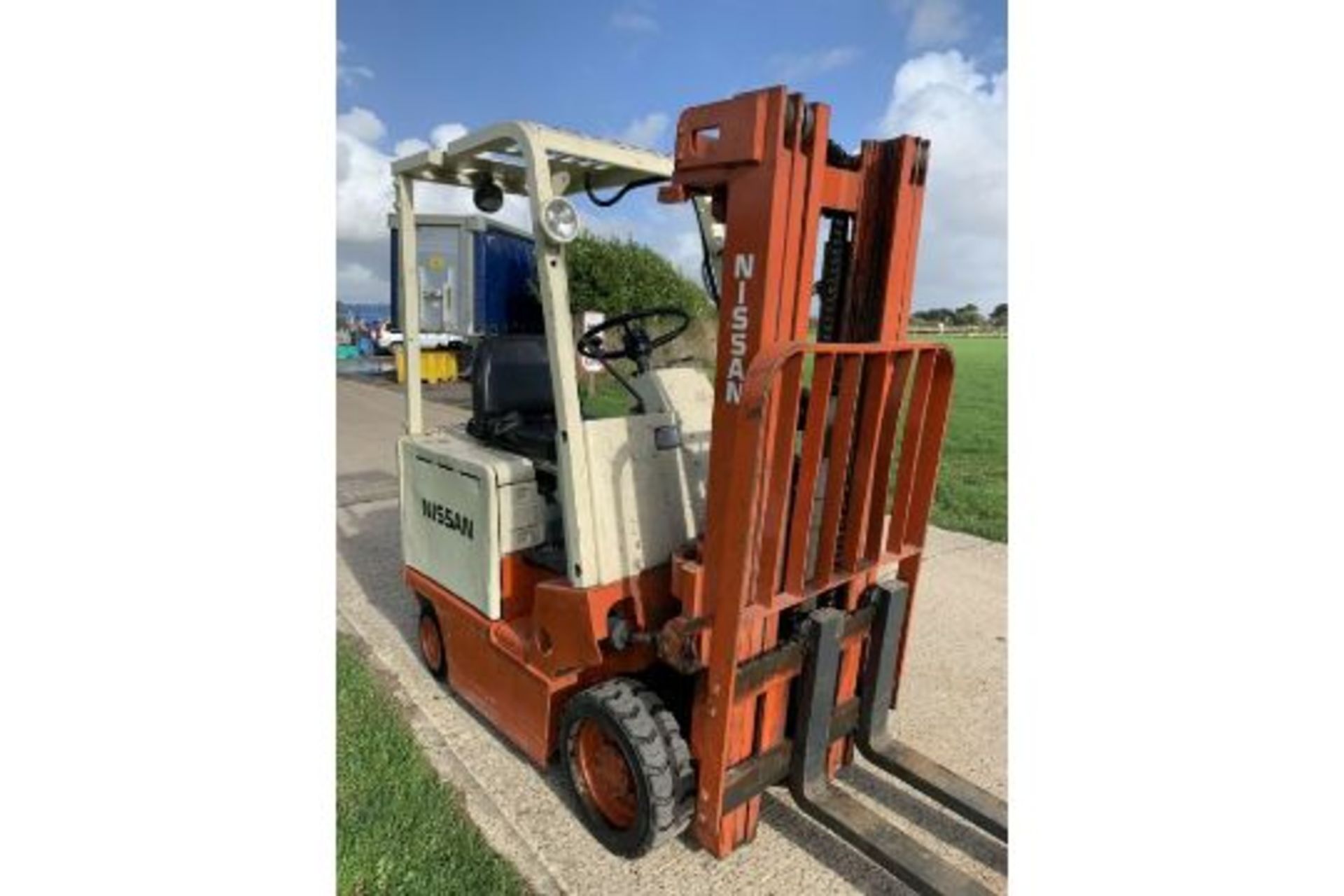 Nissan Electric Forklift Truck Container Spec