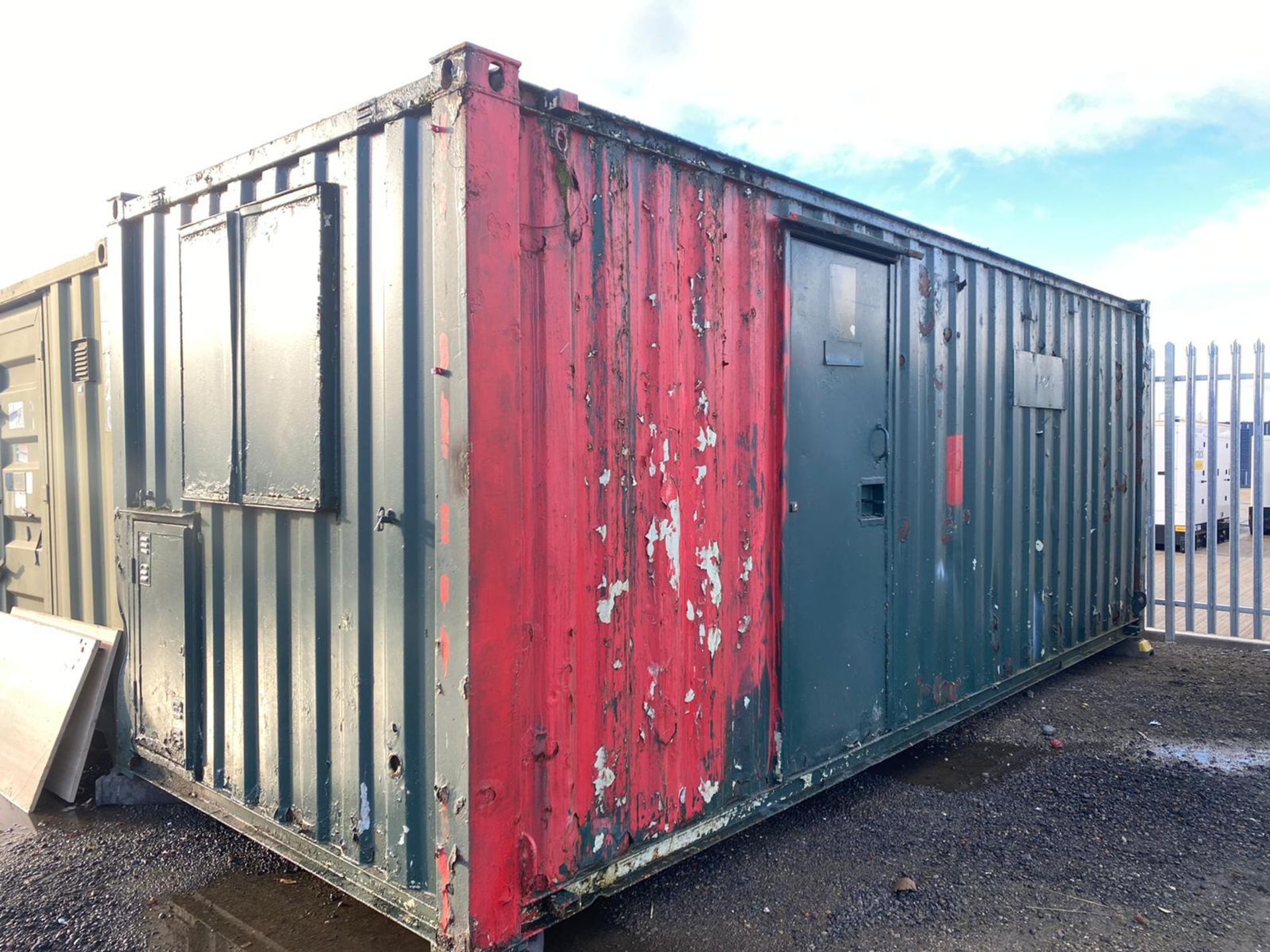 Site office canteen container
