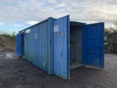 Portable Office Cabin Storage Container 20ft Anti Vandal Steel