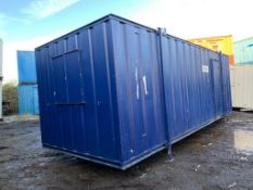 24ft Portable Office Site Cabin Canteen Anti Vandal Steel