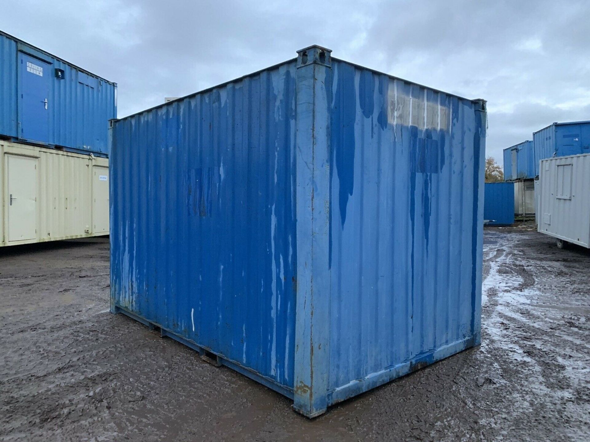 12ft Storage Container Portable Shipping Container Anti Vandal Steel - Bild 3 aus 8
