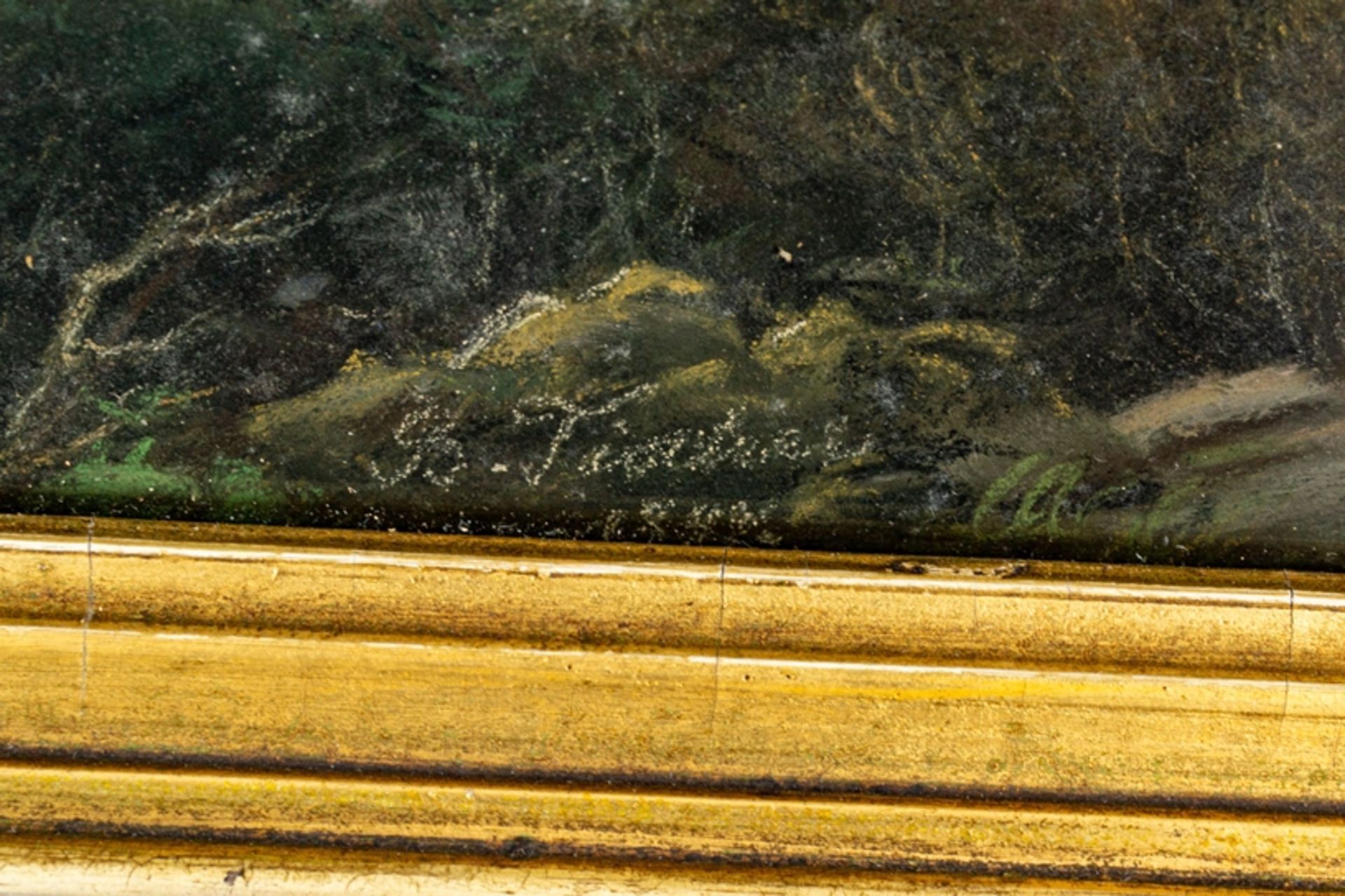 "Sommerliche Flusslandschaft im Elbsandsteingebirge" - detailreiches Pastell, c - Image 8 of 10