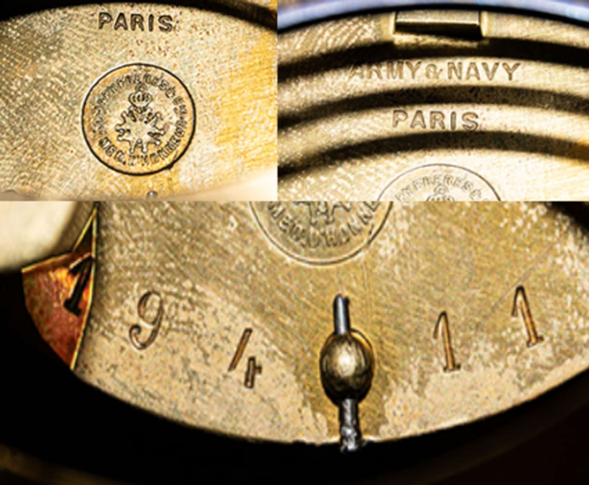 Kaminuhr in Messinggehäuse, Frankreich um 1900; ungeprüftes mechanisches Uhrwer - Image 20 of 20
