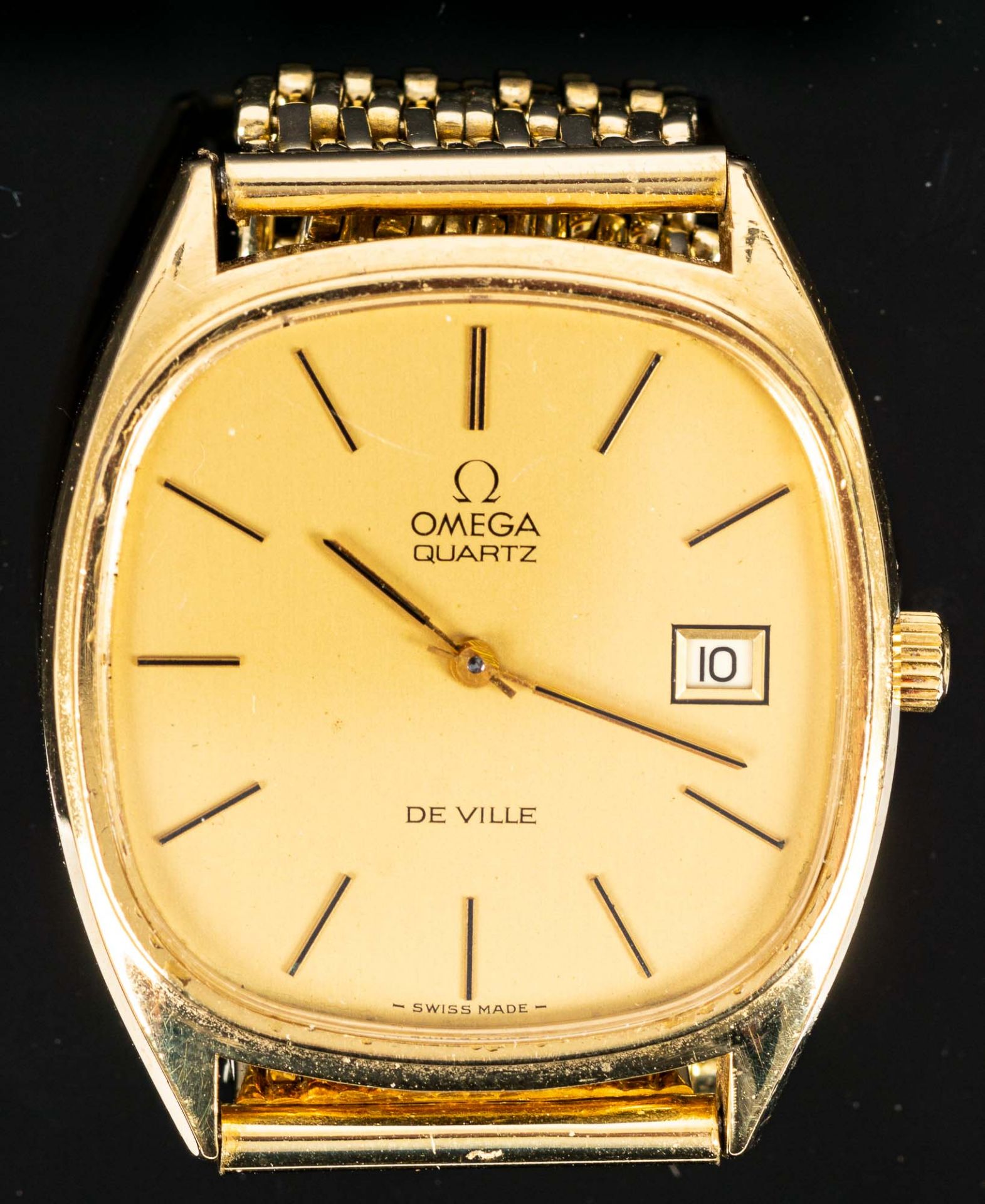 Zeitlos elegante OMEGA DE VILLE Herrenarmbanduhr der 1970er/80er Jahre. Cal. 13