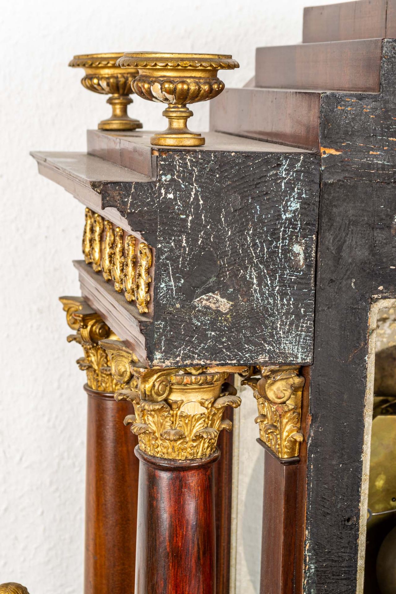 Imposante klassizistische Pendule; außergewöhnlich reich dekoriertes, prunkvoll - Image 3 of 39