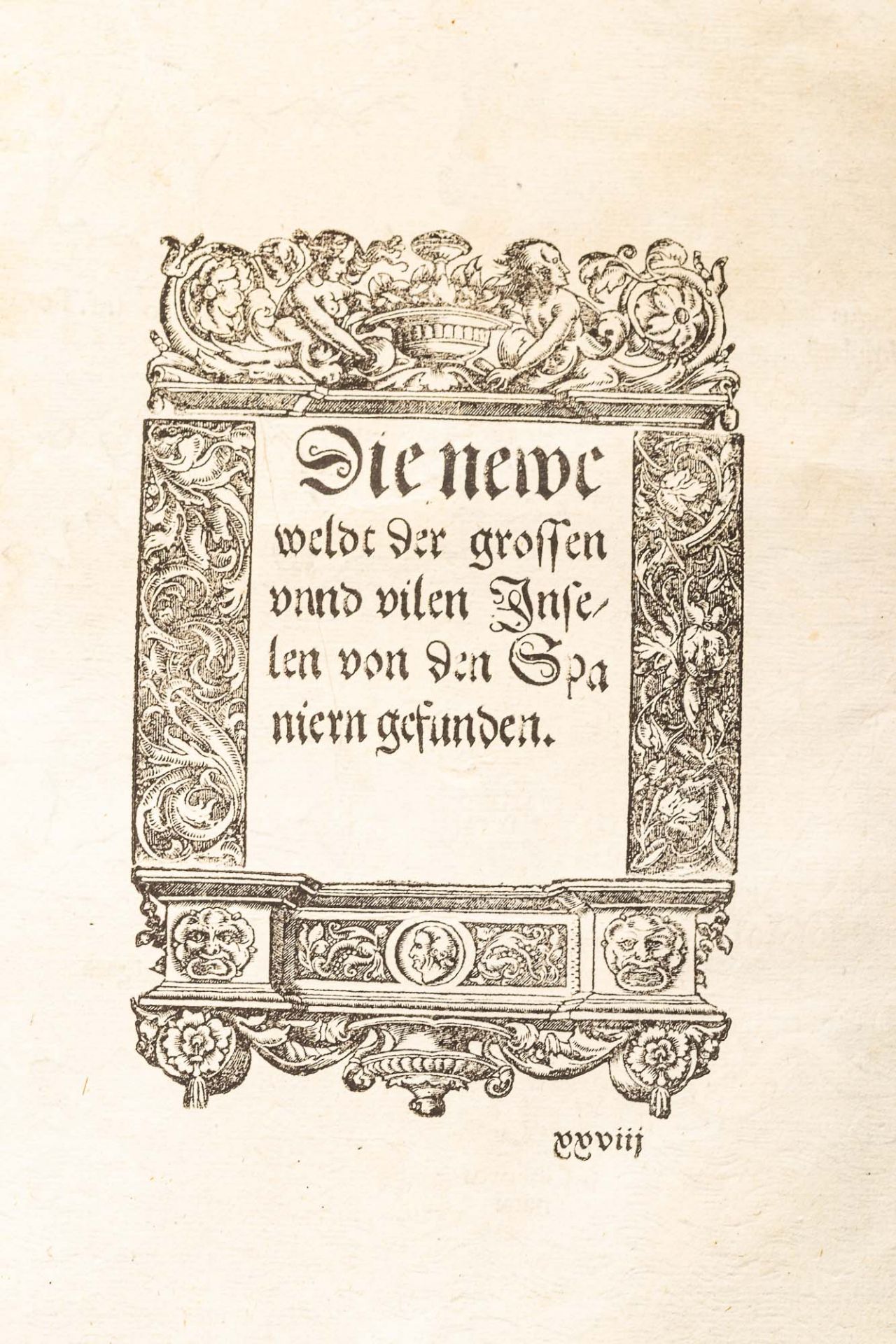"AMERIKA - DIE NÜW WELT" - orig. Holzschnitt des Sebastian Münster (1488 - 1552 - Image 13 of 18
