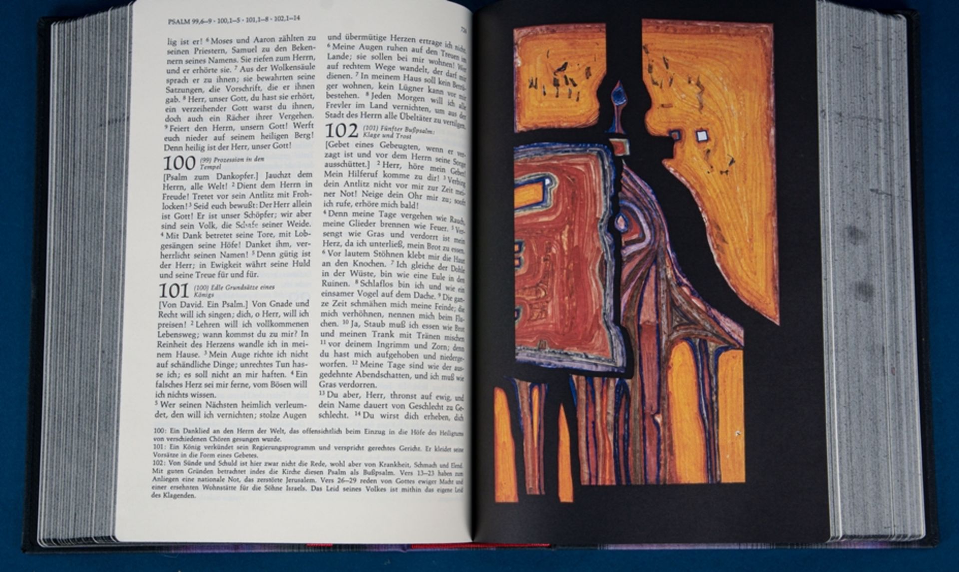 "Die Bibel" - von Friedensreich Hundertwasser illustrierte Bibel in orig. Schub - Image 11 of 15