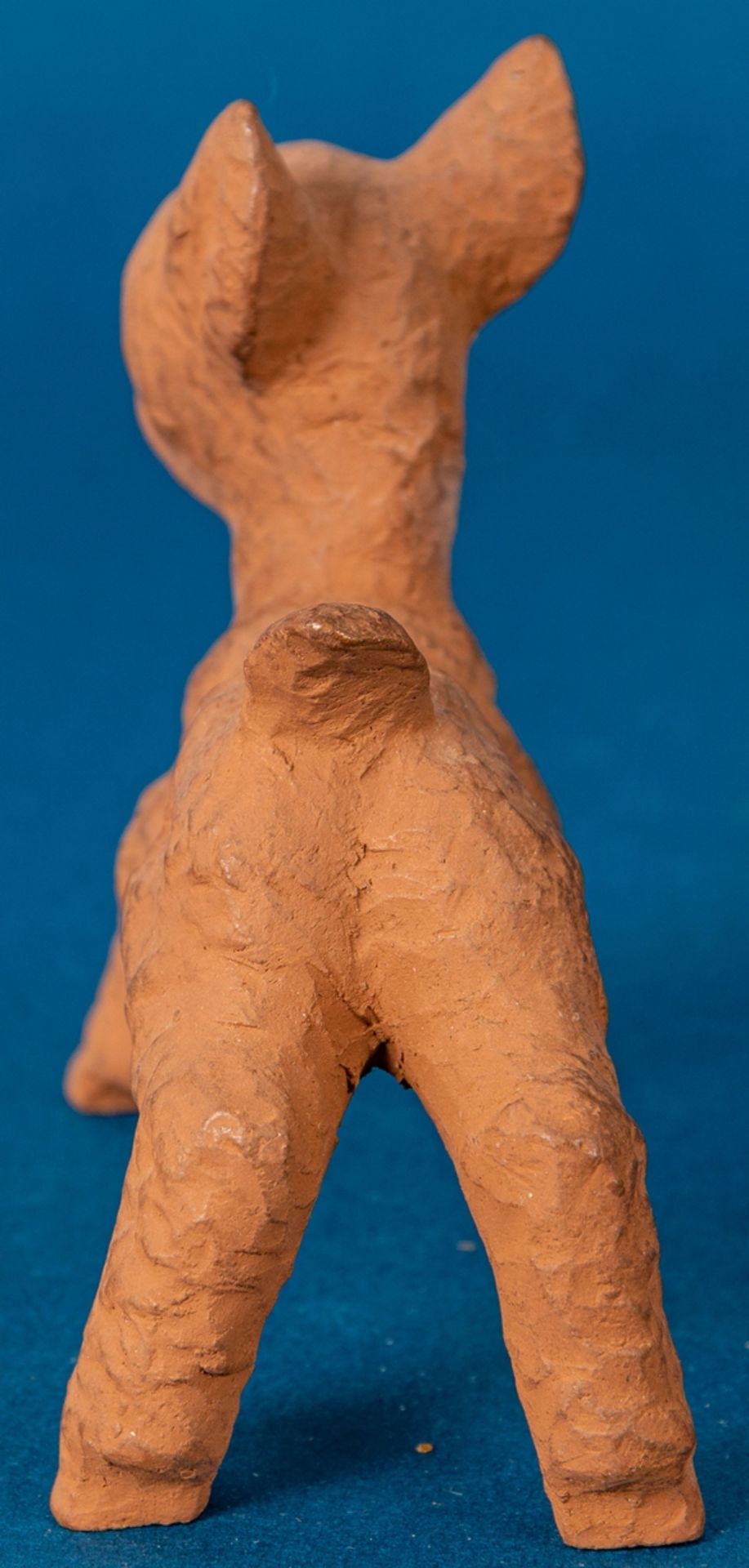 "Böckchen" - Keramik, rötlicher Scherben, Länge ca. 11,5 cm, ungedeutete Marke - Bild 4 aus 11