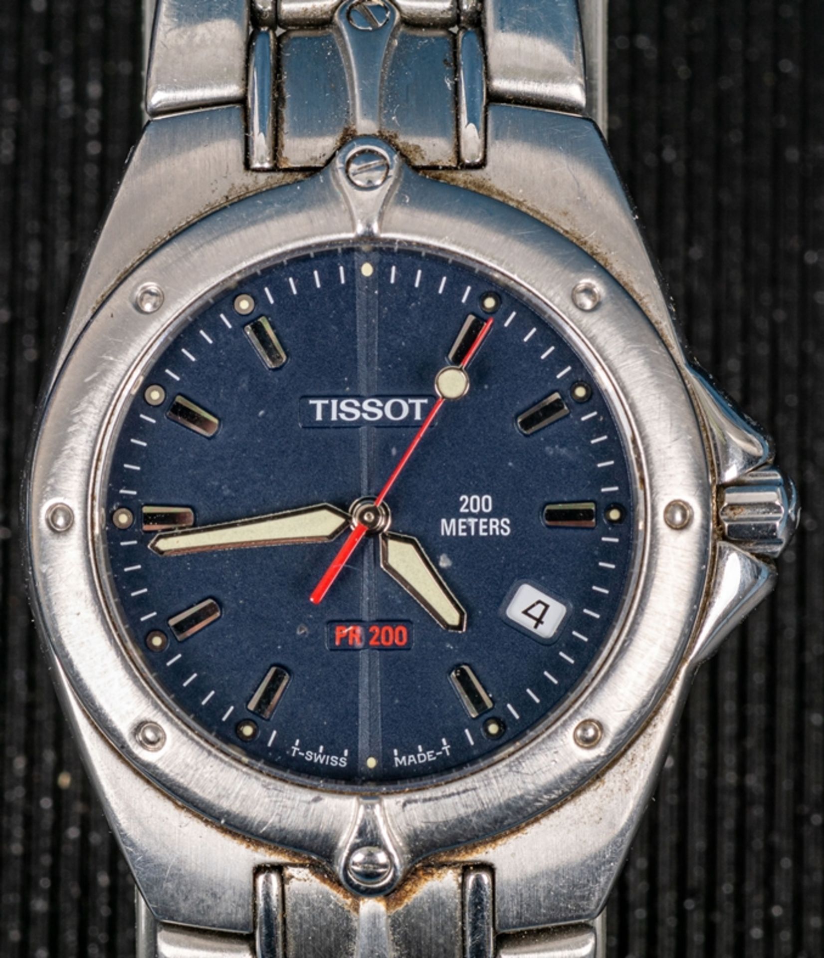 Tissot PR 200 Herrenarmbanduhr, Stahl, Modell P 150 / 250, Datum auf der 4, zen - Bild 2 aus 7