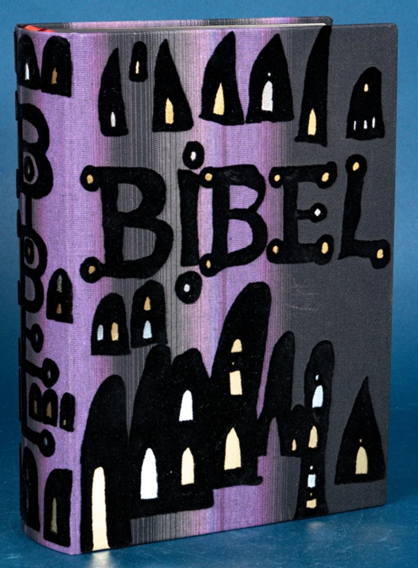 "Die Bibel" - von Friedensreich Hundertwasser illustrierte Bibel in orig. Schub