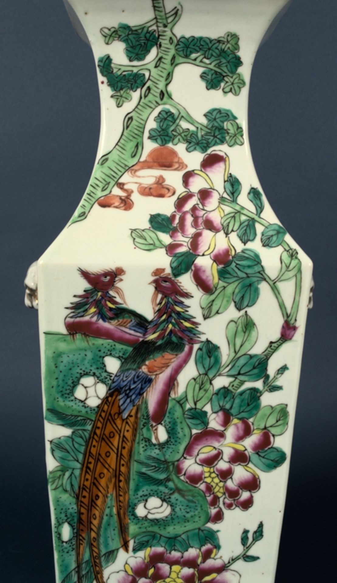 Paar antiker "Hochzeits"-Vasen, China Qing-Dynastie aus Regierungszeit des Kais - Image 23 of 34