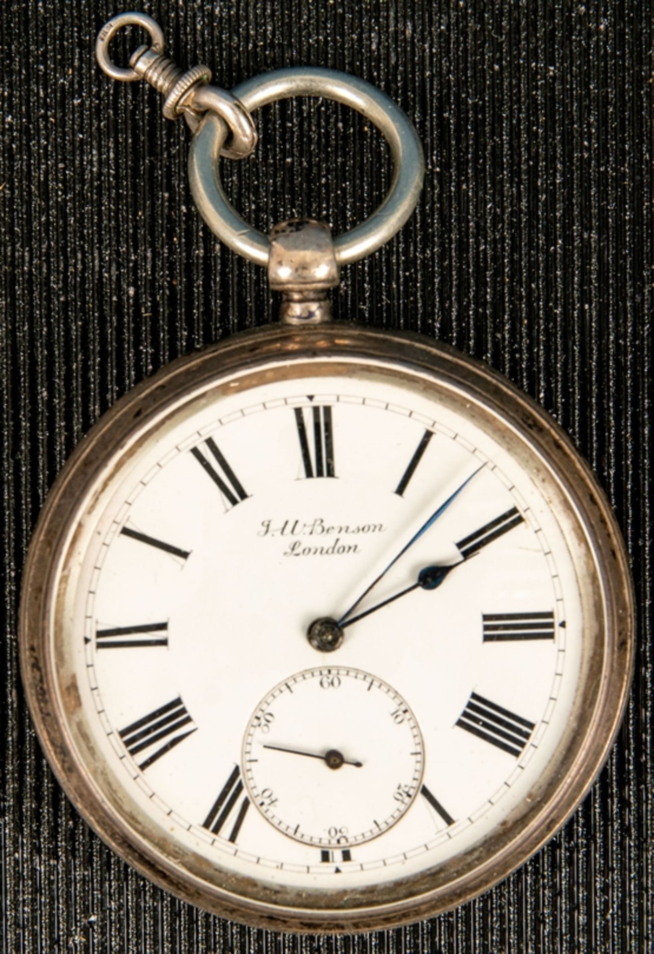 "THE LUDGATE WATCH" schwere offene Herrentaschenuhr von J.W. BENSON, London. We