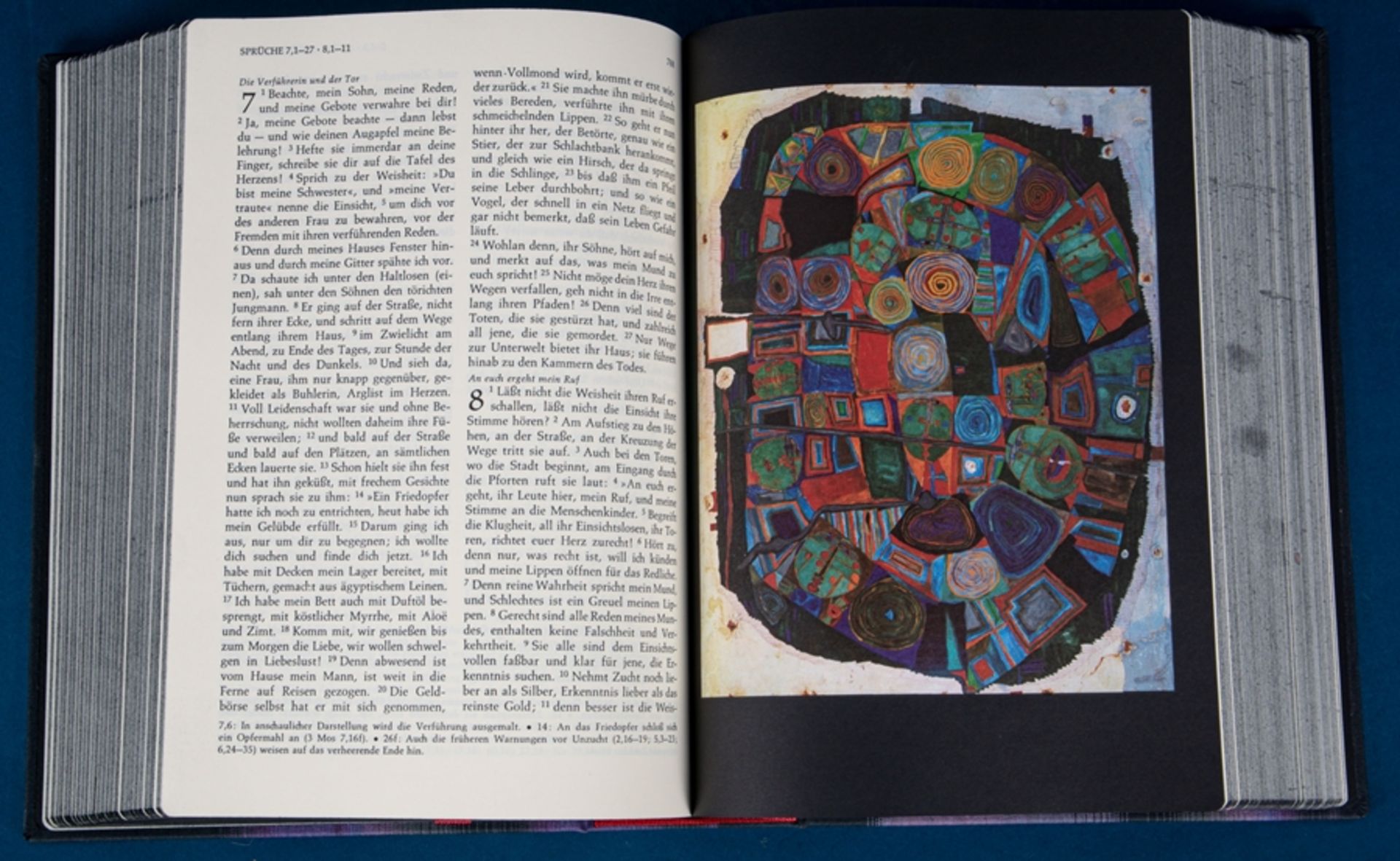 "Die Bibel" - von Friedensreich Hundertwasser illustrierte Bibel in orig. Schub - Image 10 of 15