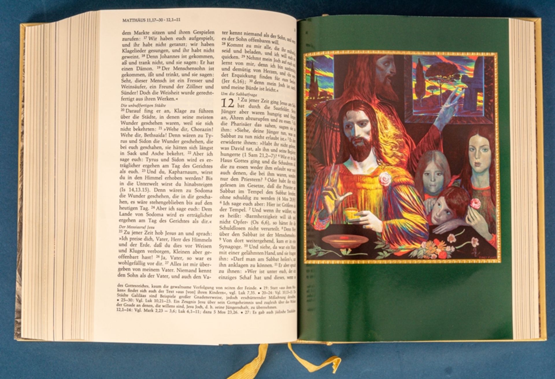 Limitierte von "ERNST FUCHS" bebilderte Pracht-Bibel im orig. Präsentetui, No 2 - Image 12 of 22