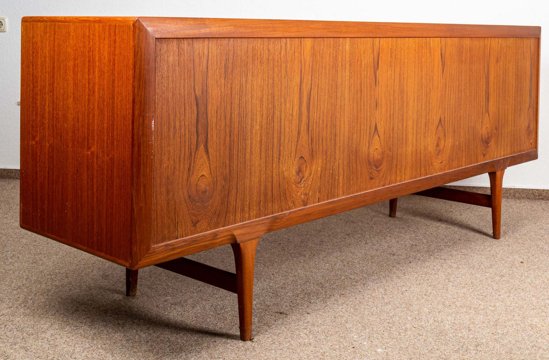 Elegantes, freistellbares MID-CENTURY Teakholz-Sideboard der 1960er/70er Jahre, - Image 14 of 16