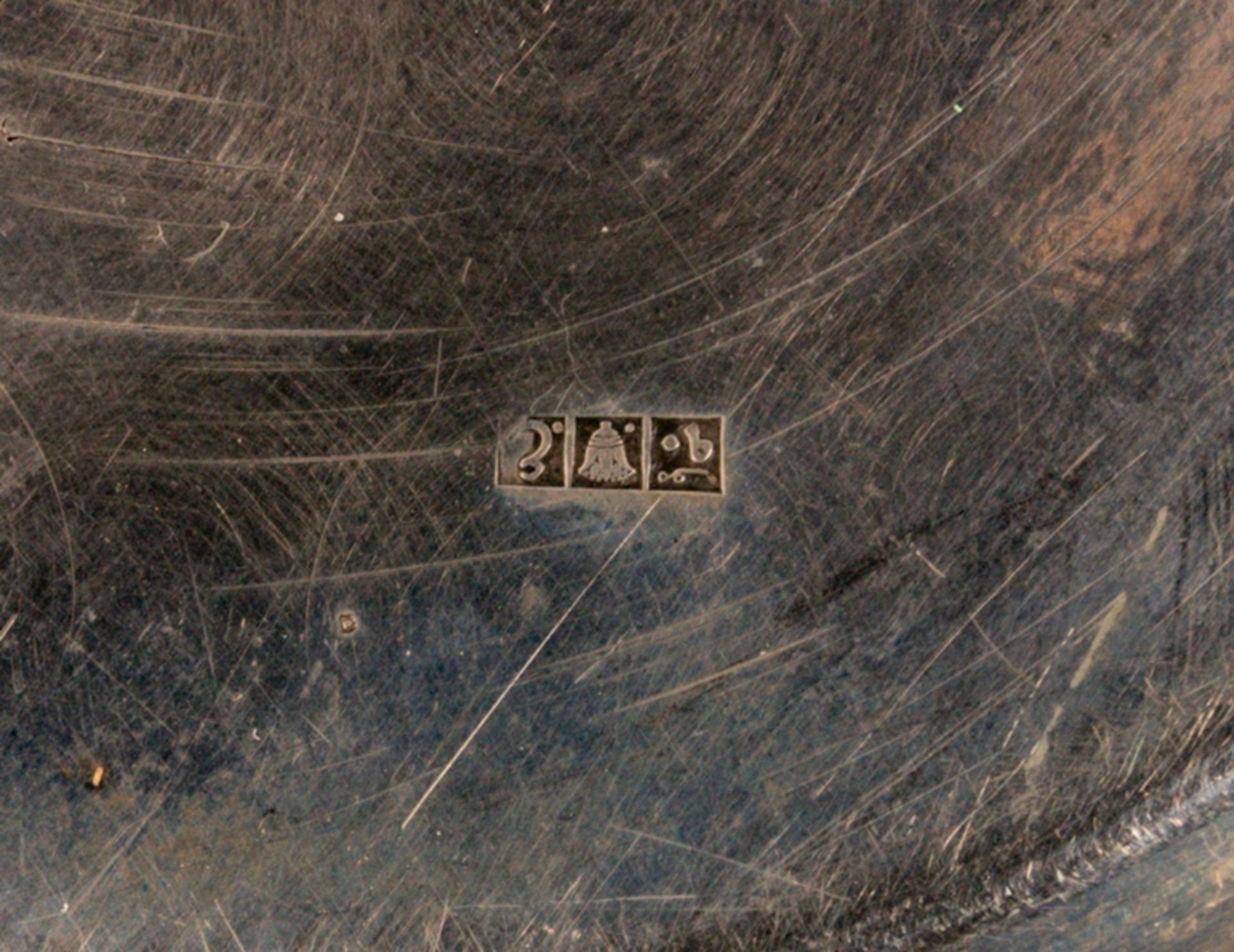 17teiliges Konvolut sehr fein gravierter ägyptischer Silberobjekte, zusammen ca - Image 7 of 7