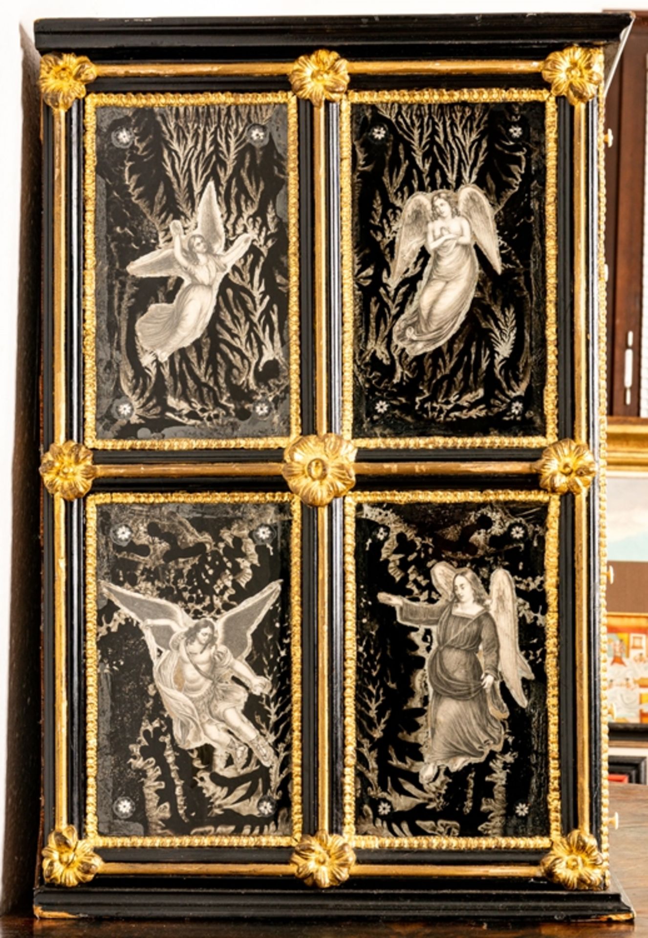 Antiker Kabinettschrank, italienisches Renaissance-Möbel des 17./18. Jhds., mit - Image 19 of 66