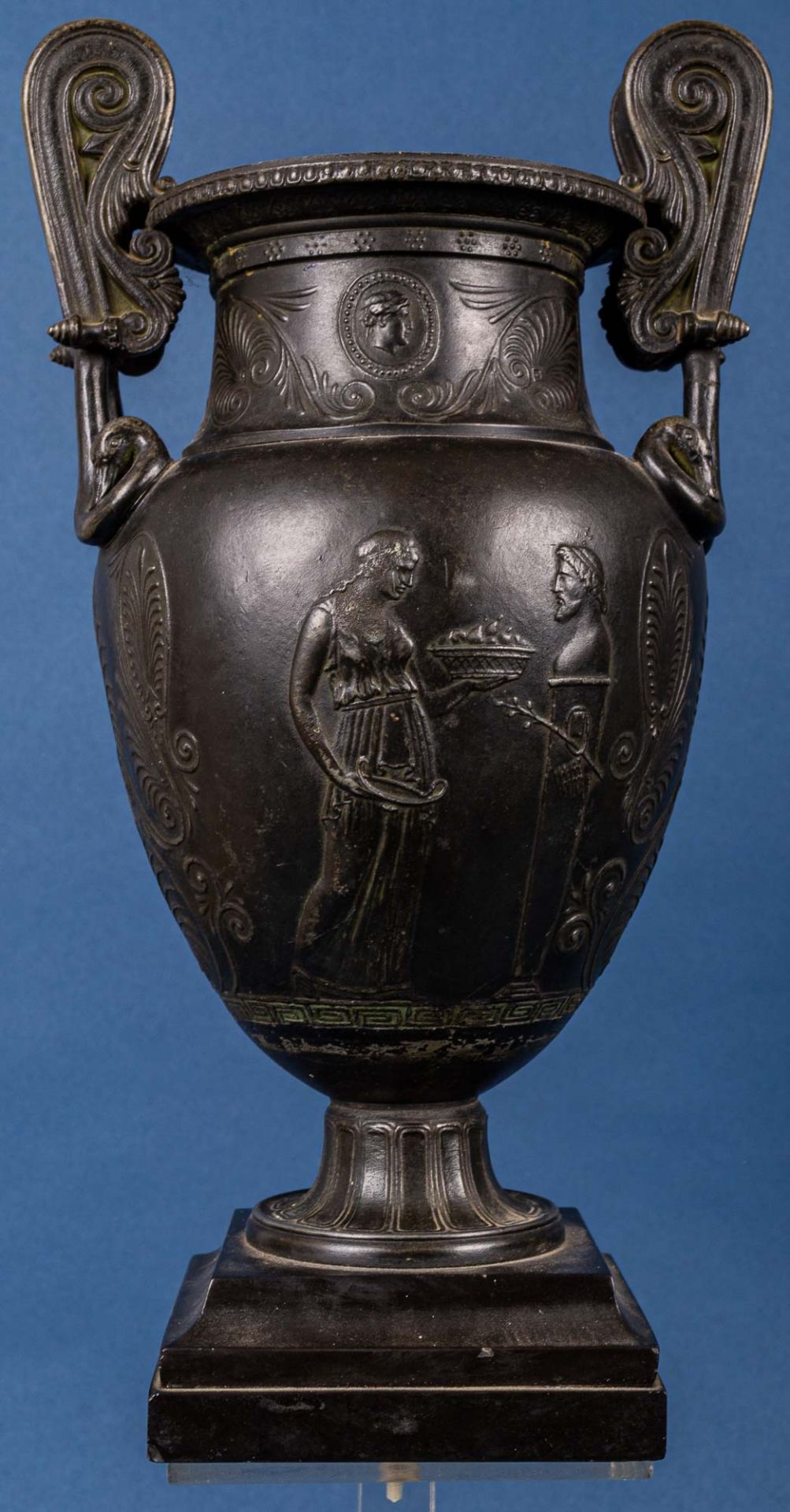 Seltene Bacchanalien-Vase (wohl) nach Entwürfen von Karl Friedrich Schinkel (Ne - Image 5 of 22