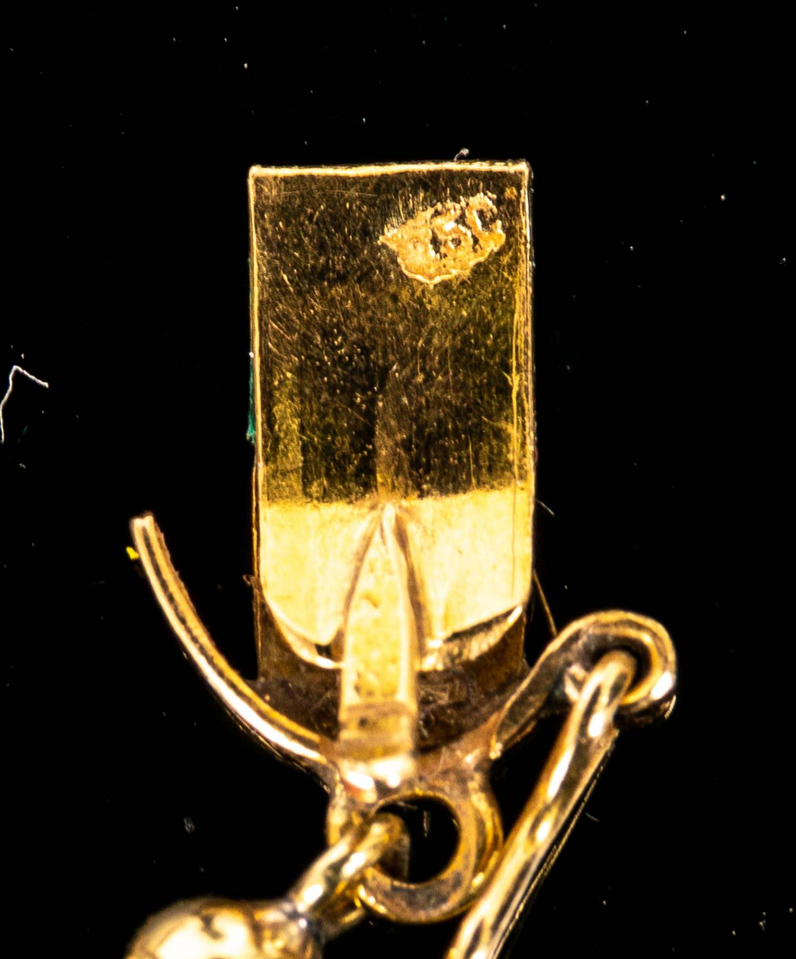 Elegante Korallen-Halskette mit 750er Gelbgold-Sicherheitsverschluss, Länge ca. - Bild 7 aus 7