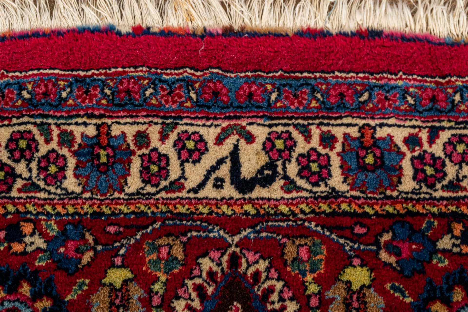 Mesched, iranischer Orientteppich, ca. 266 x 385 cm, guter, unperfekter Erhalt. - Image 8 of 11