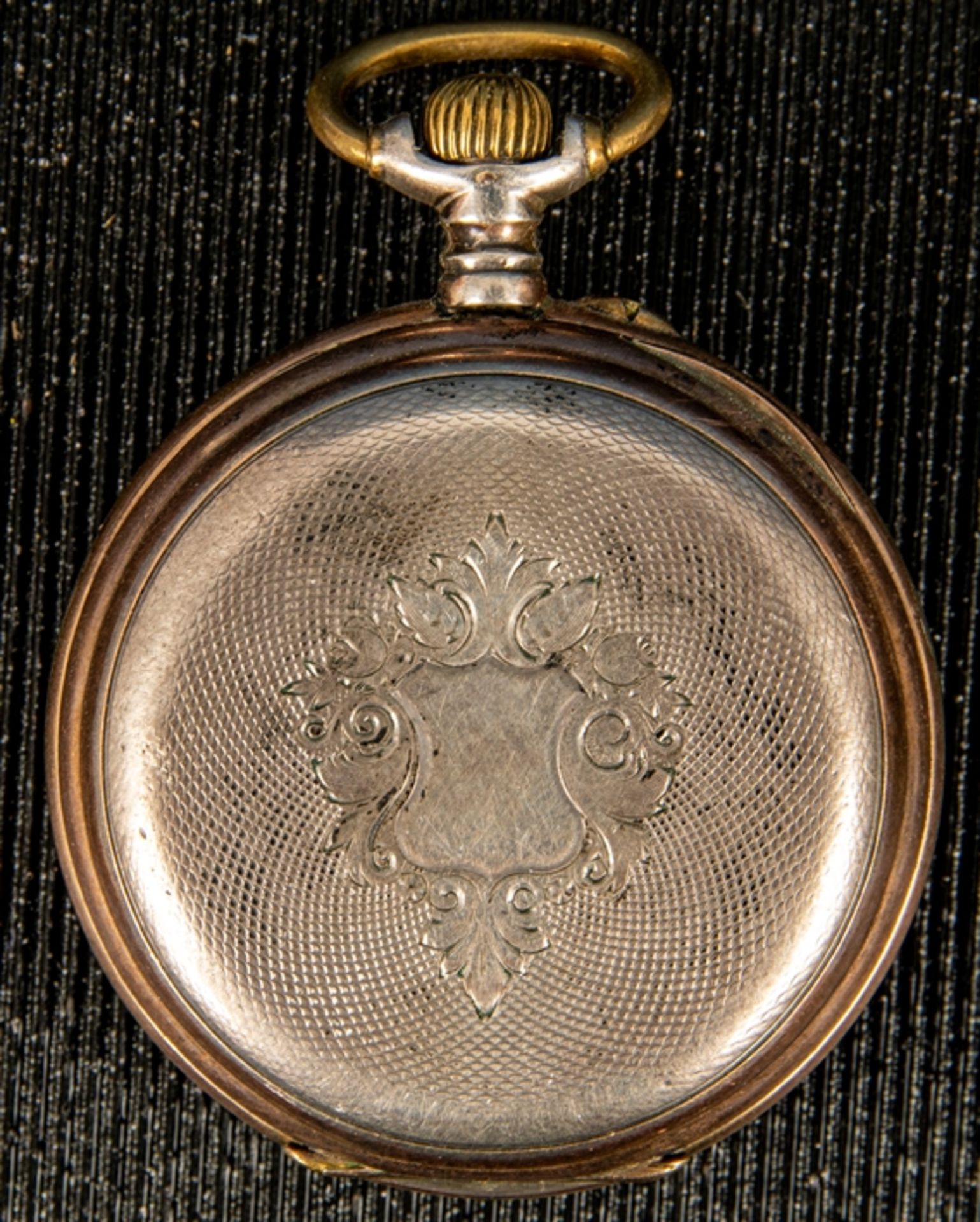 Offene Herrentaschenuhr um 1900/ 20, ungeprüftes Werk mit Handaufzug, läuft an. - Image 2 of 6