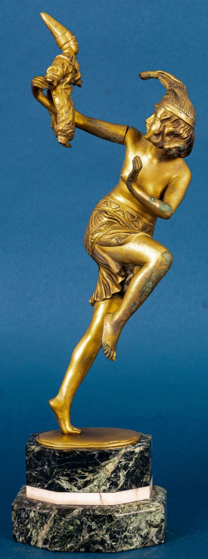 CLOWNTANZ" - Bronzefigur des Prof. Otto Poertzel (Scheibe/Thüringen 1876 - 1963 - Image 2 of 20