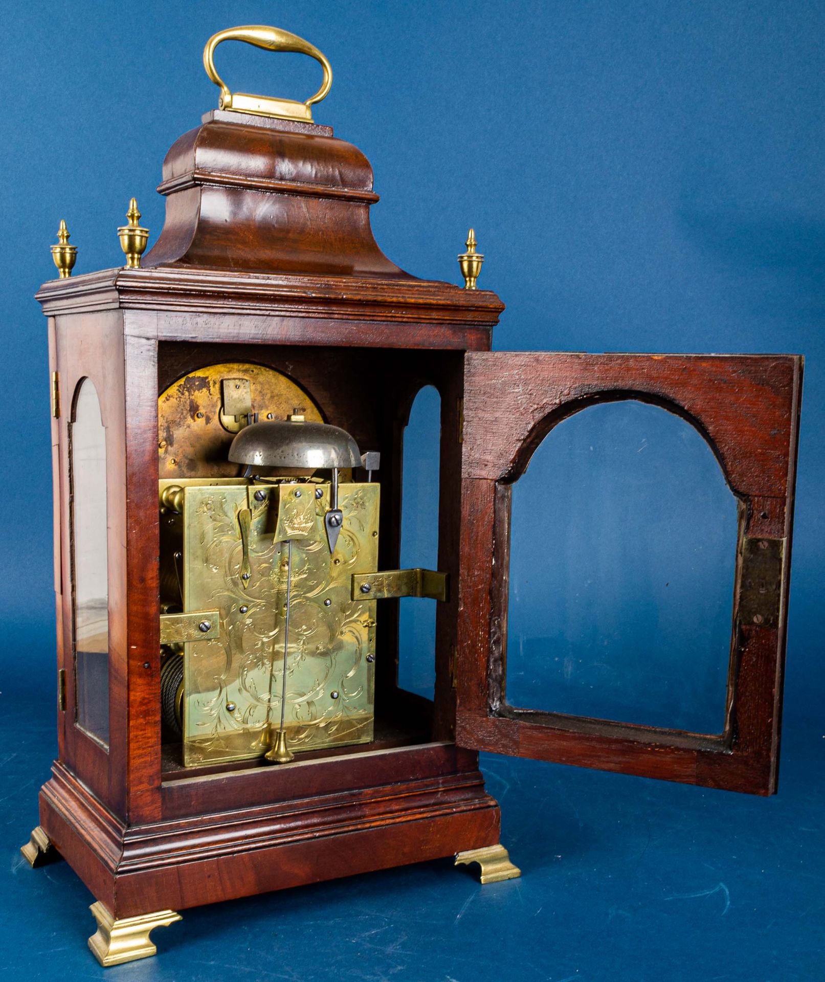 Engliche Bracketclock des THOMAS REID - London um 1780, schlichtes, elegantes, - Image 8 of 31