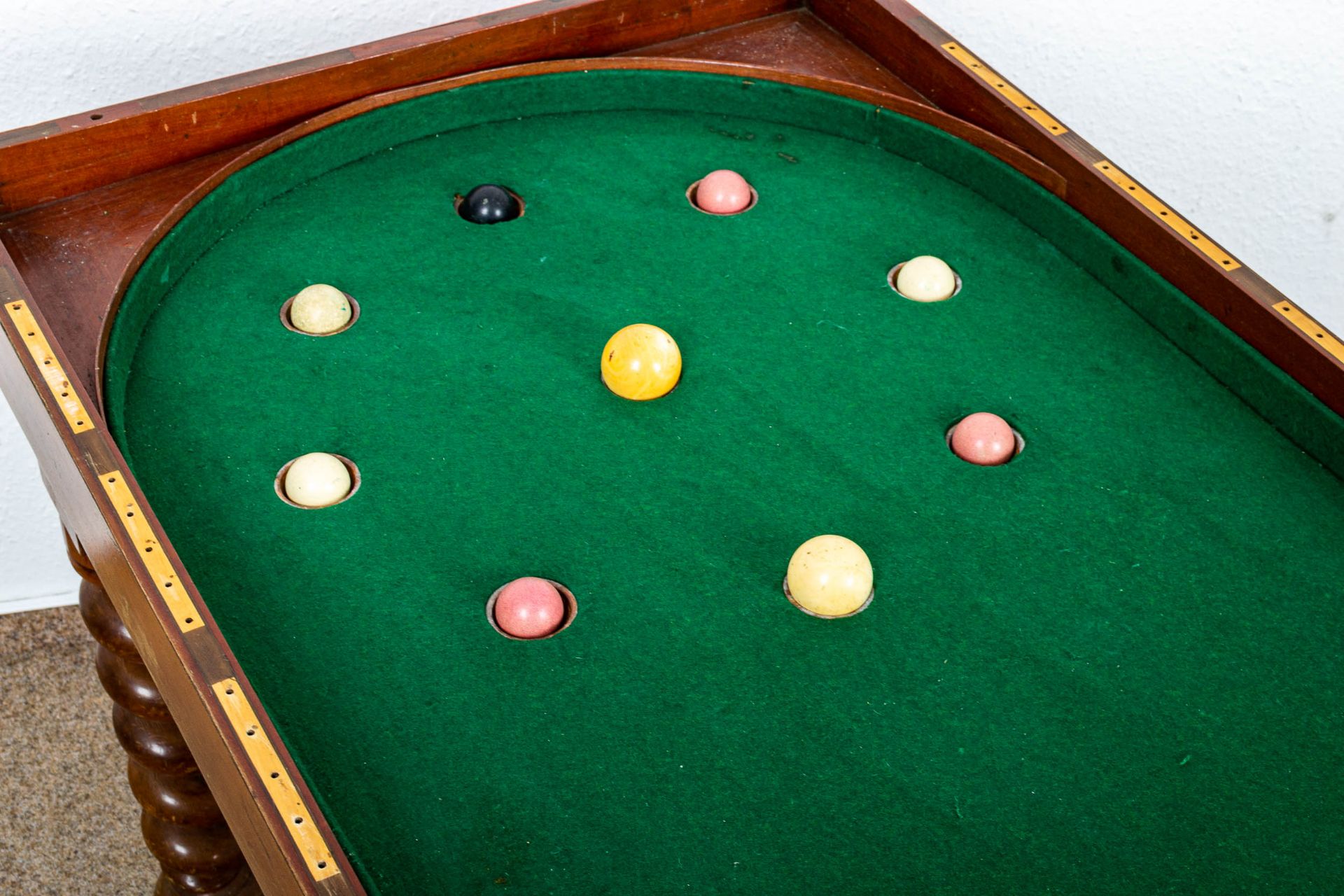 Außergewöhnliche "Carambolage" bzw. Billard - Tisch; ausziehbares und aufklappb - Image 12 of 17