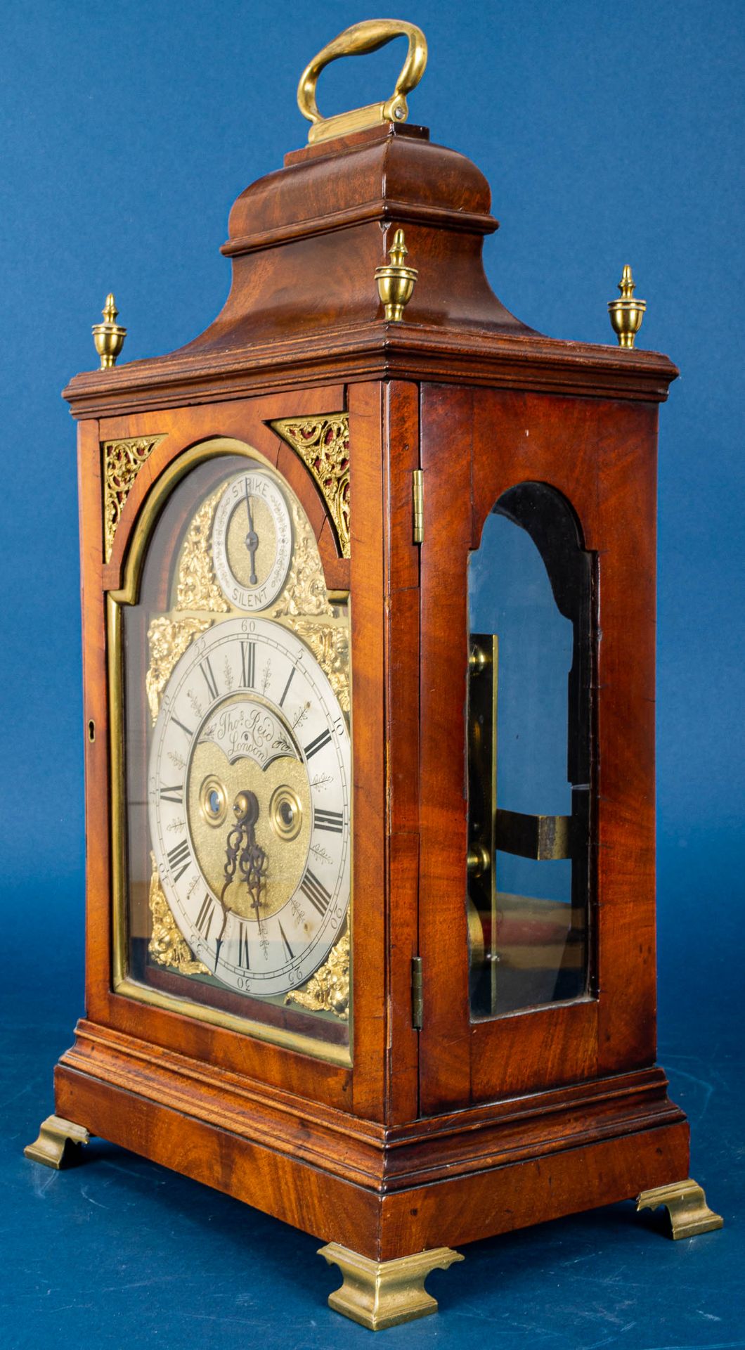 Engliche Bracketclock des THOMAS REID - London um 1780, schlichtes, elegantes, - Image 4 of 31