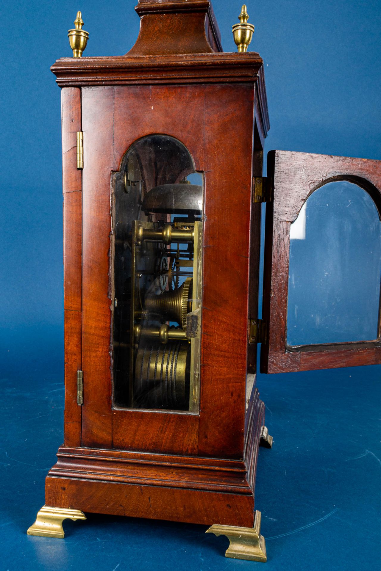 Engliche Bracketclock des THOMAS REID - London um 1780, schlichtes, elegantes, - Bild 9 aus 31