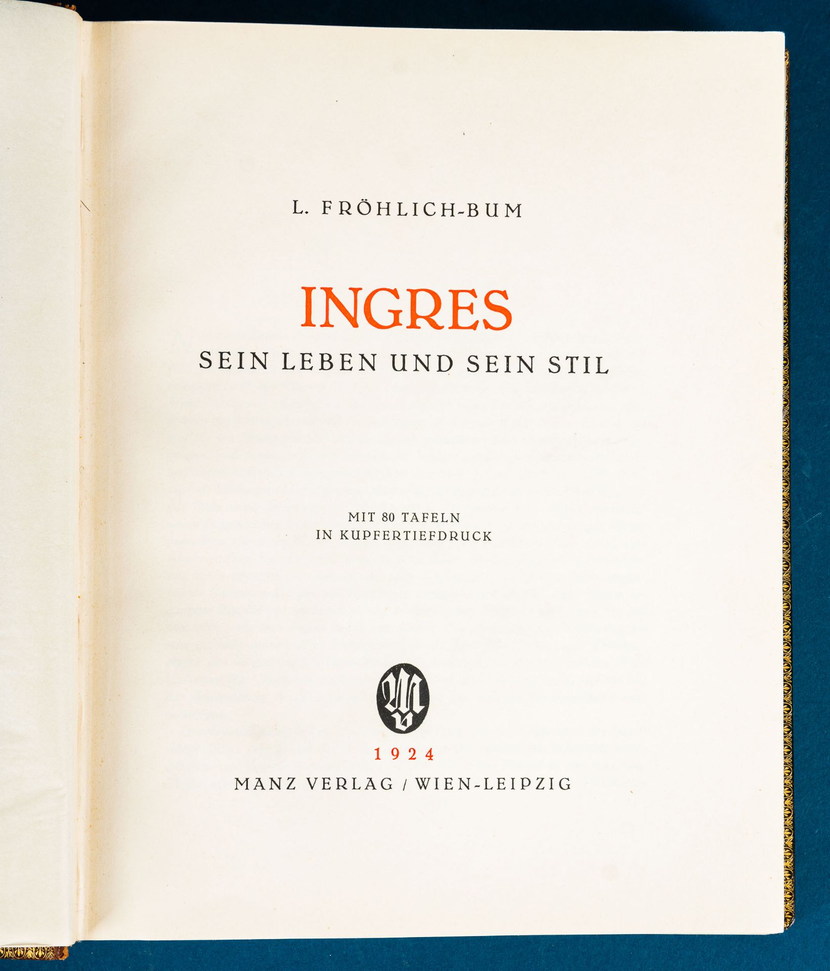 "INGRES" sein Leben und sein Stil, von L. Fröhlich - Bum, erschienen im Manzver - Image 7 of 11