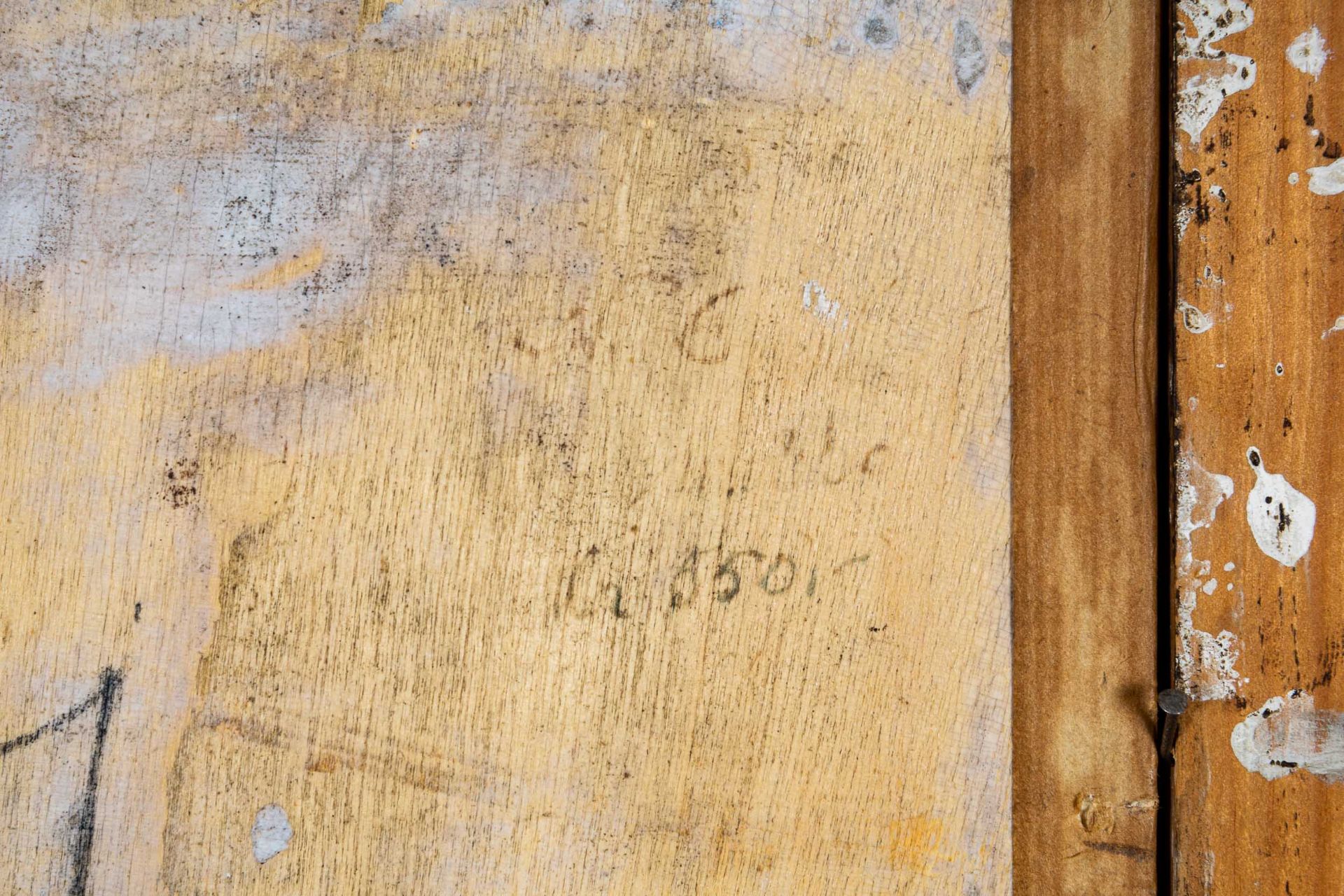 "Elegante junge Dame mit Hut", Gemälde Öl auf Nadelholzplatte, unten rechts sig - Image 12 of 14