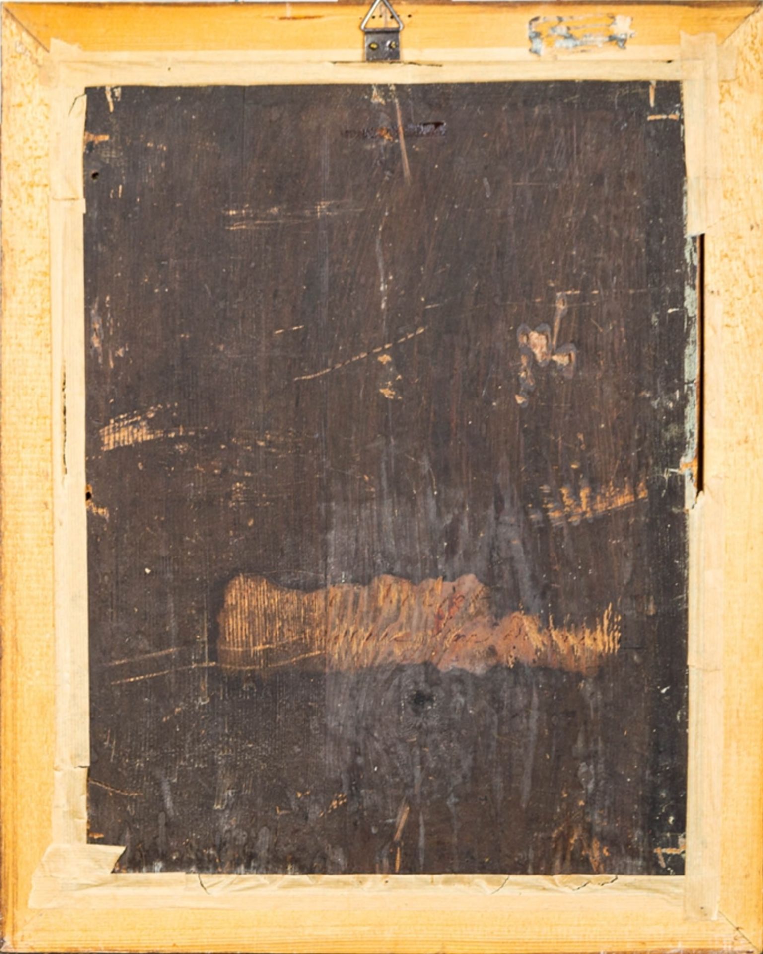 Porträt einer älteren Frau, Gemälde Öl auf Nadelholztafel, 18. oder 19. Jhdt; q - Bild 2 aus 4