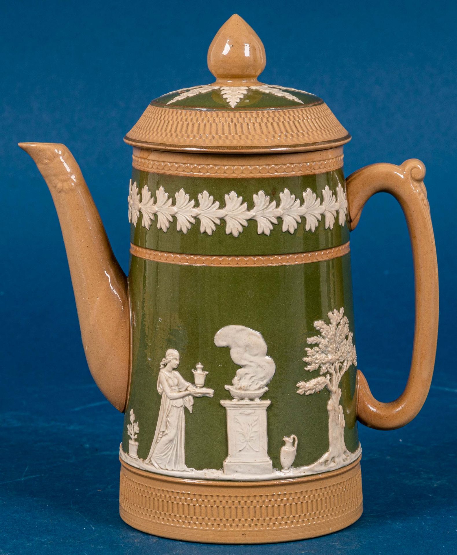 Antikes Heißwasserkännchen, Copeland, England, Anf. 20. Jhdt., in Wedgewood - M