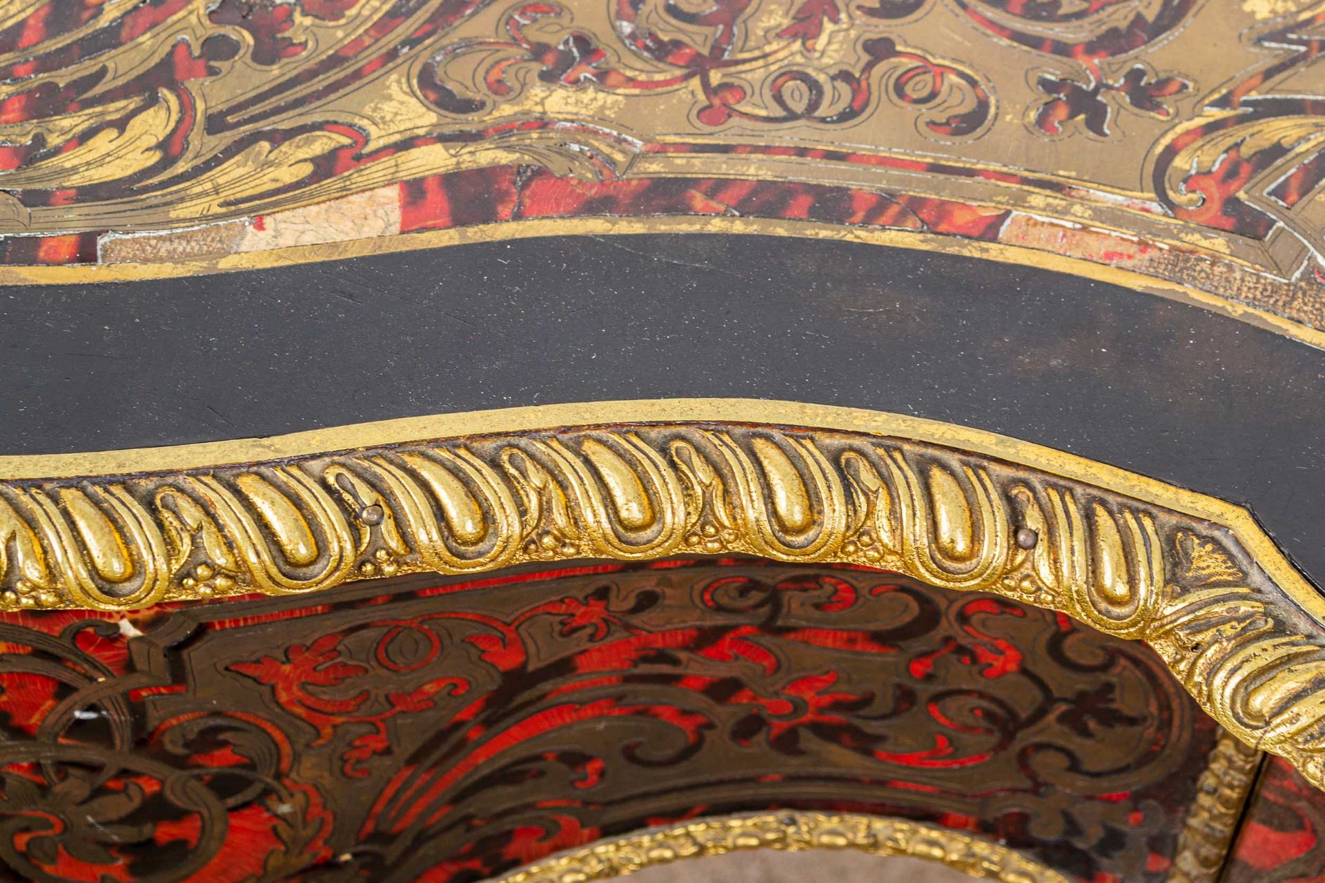 Prächtiger ovaler Salontisch/ Schreibtisch/ Mitteltisch, Frankreich, Napoleon I - Bild 23 aus 32