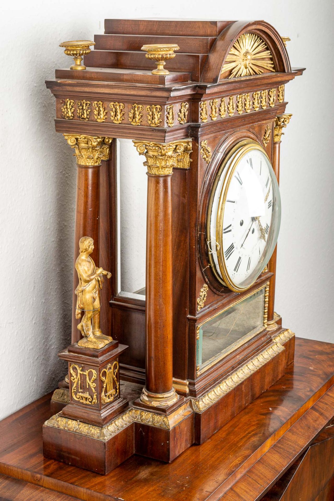 Imposante klassizistische Pendule; außergewöhnlich reich dekoriertes, prunkvoll - Image 23 of 39
