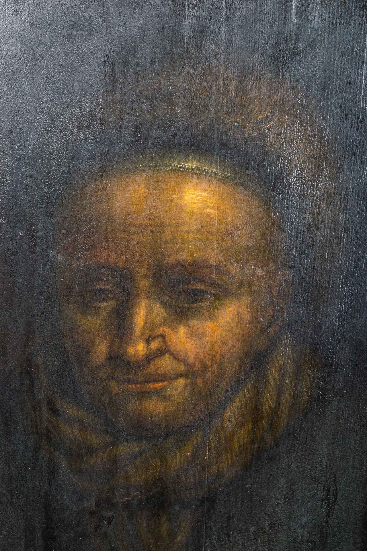 Porträt einer älteren Frau, Gemälde Öl auf Nadelholztafel, 18. oder 19. Jhdt; q - Bild 3 aus 4