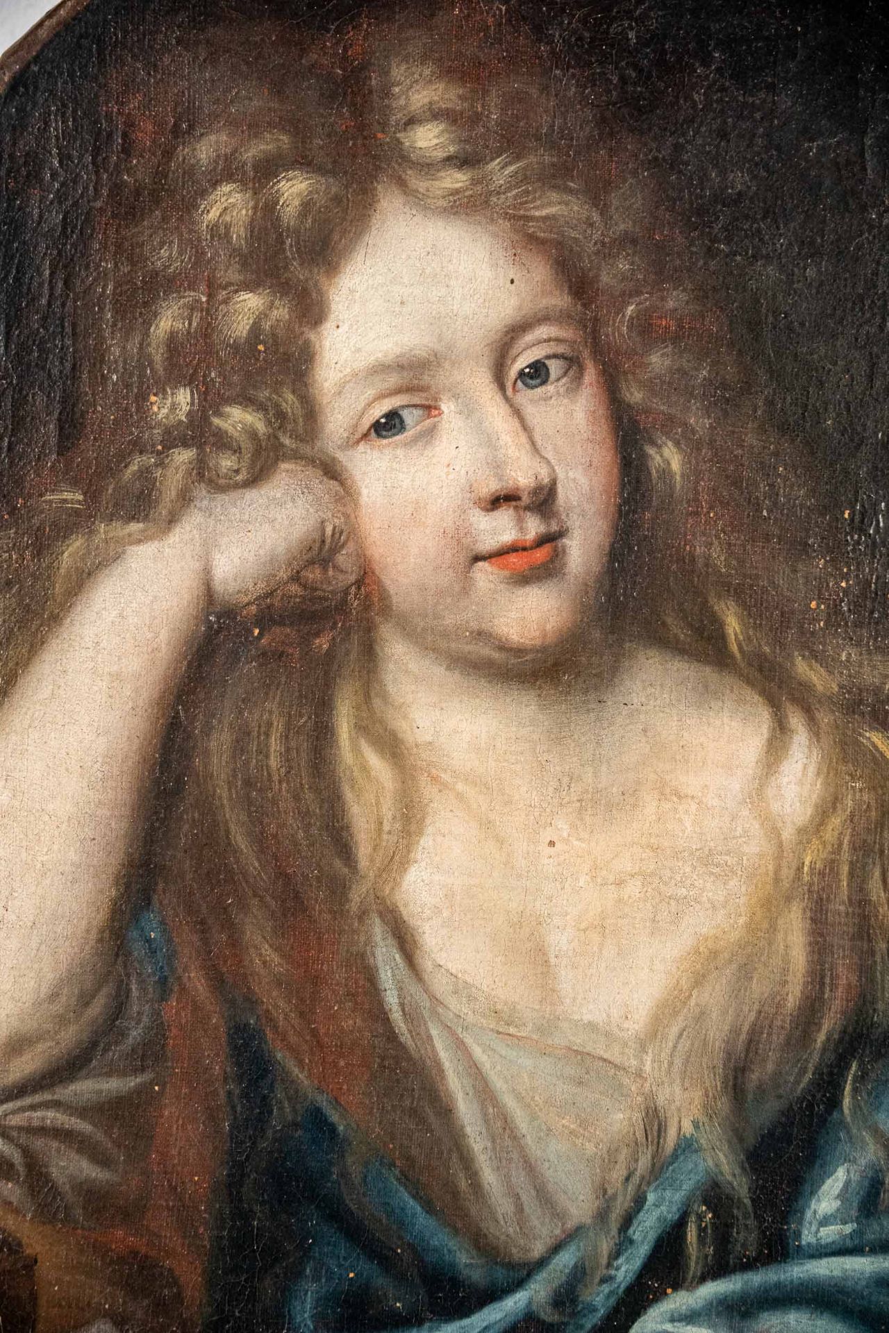 Großes ovales Portrait, Pierre Mignard ( Ä., Troyes 1612 - 1695 Paris) zuzuschr - Bild 2 aus 39